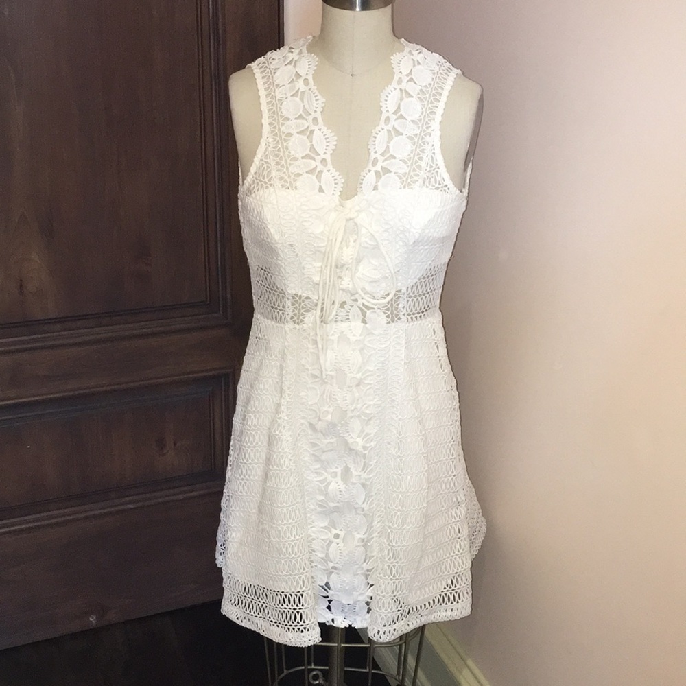 White Aqua dress